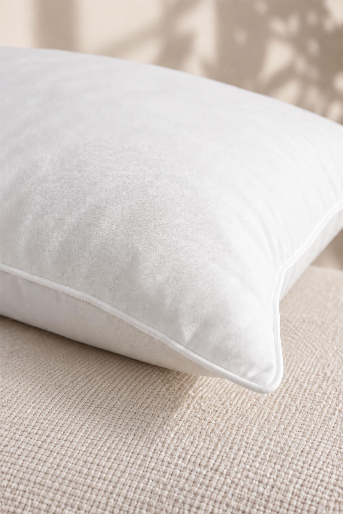 Microfiber Biyeli Kırlent Yastık (45 x 45 cm) / 500 GR