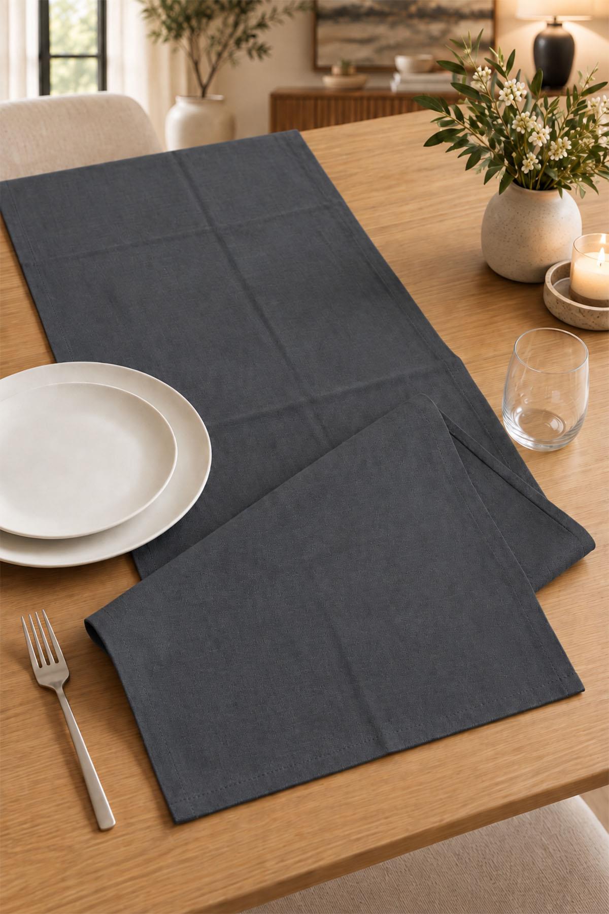 Sun Düz Leke Tutmaz Dertsiz Runner (40 x 140 cm)