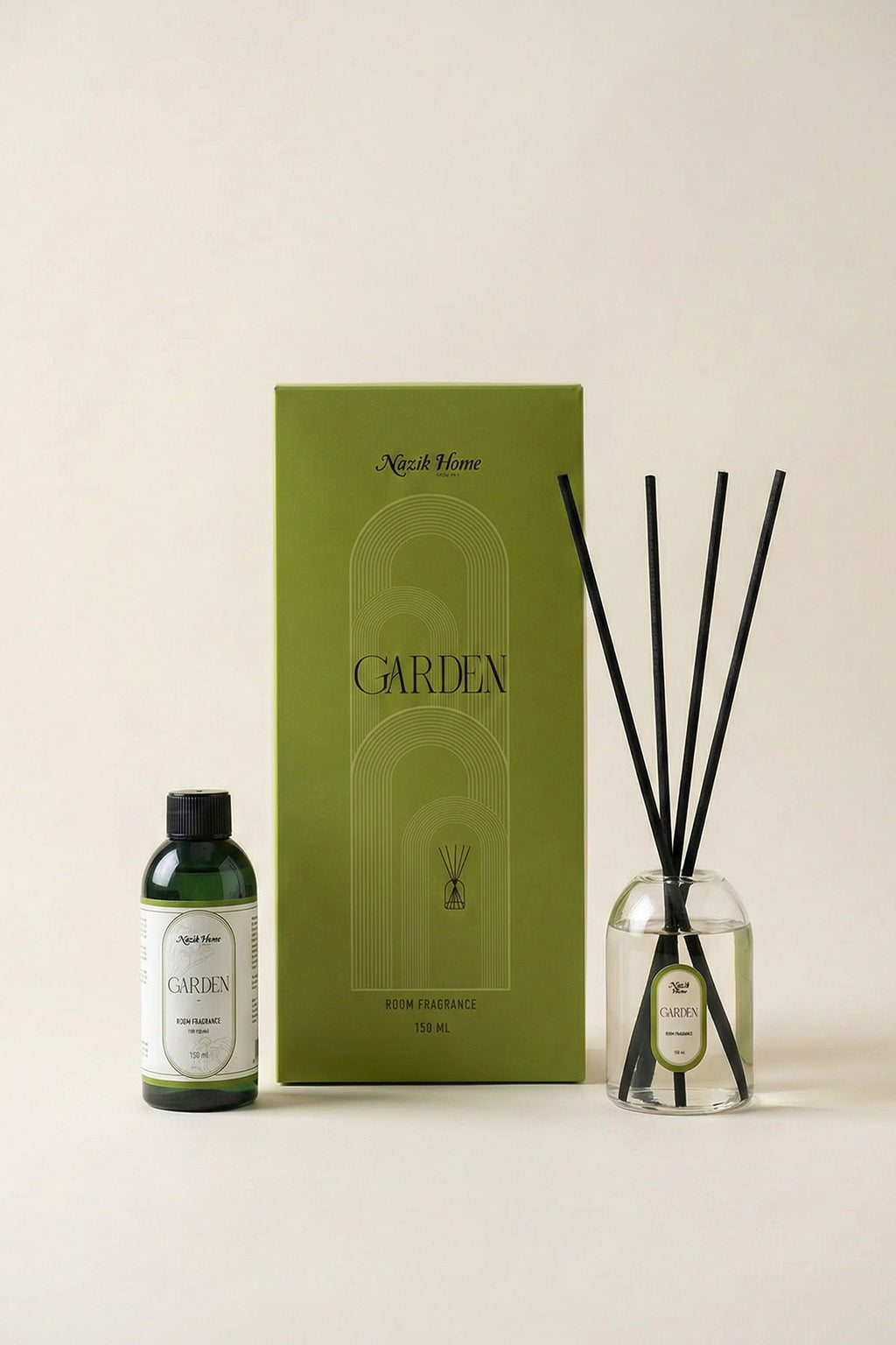 150 ML Fiber Çubuklu Oda Kokusu