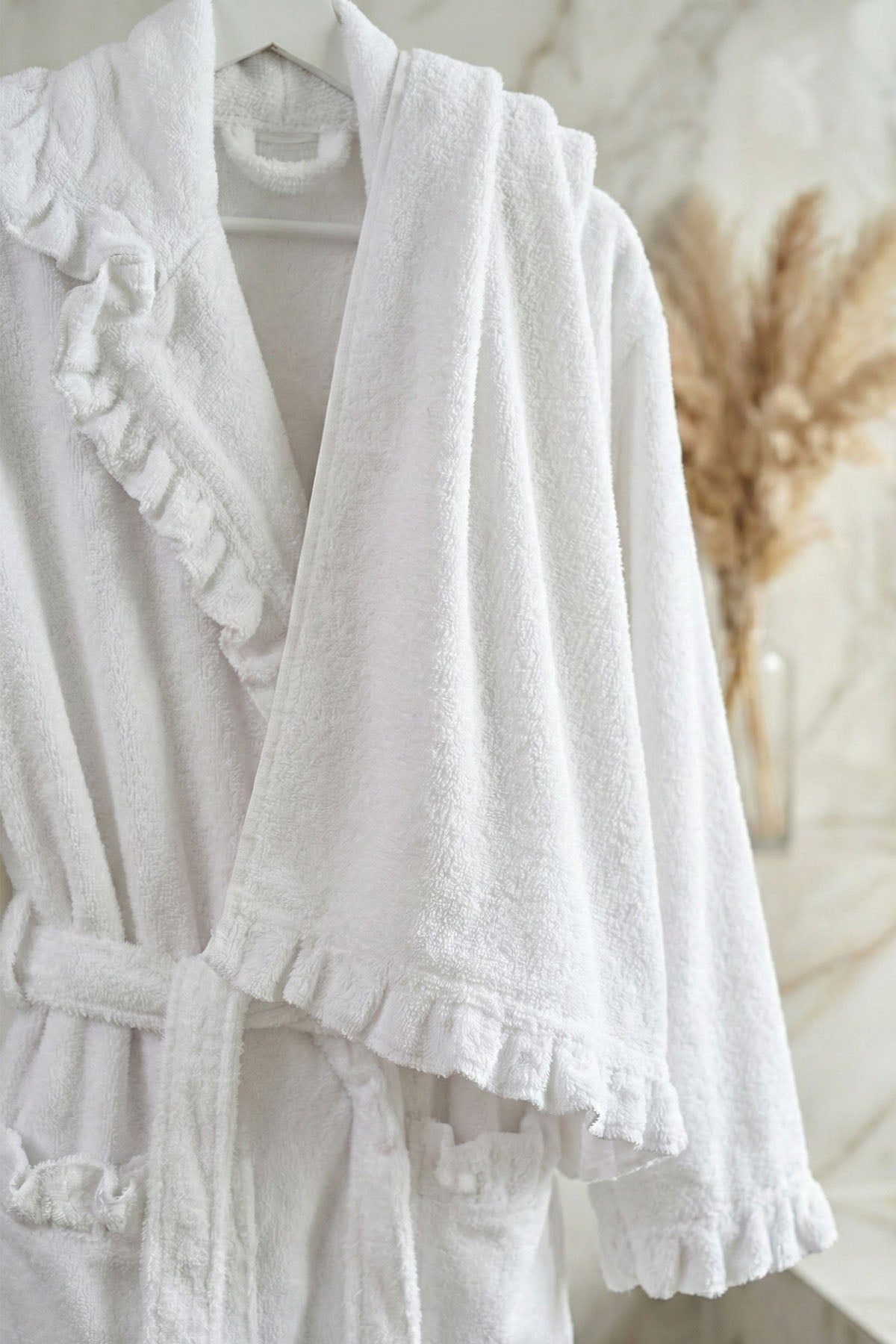 Marla Kadın Pamuklu Bornoz Seti