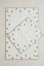 Serena Fiyonk Nakışlı 2'li Paspas Set (60 x 100 cm)