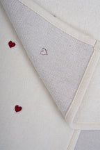 Amore Kalp Nakışlı 2'li Paspas Set (60 x 100 cm)