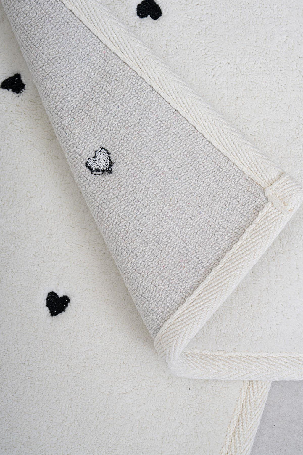 Amore Kalp Nakışlı 2'li Paspas Set (60 x 100 cm)