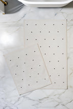 Amore Kalp Nakışlı 2'li Paspas Set (60 x 100 cm)