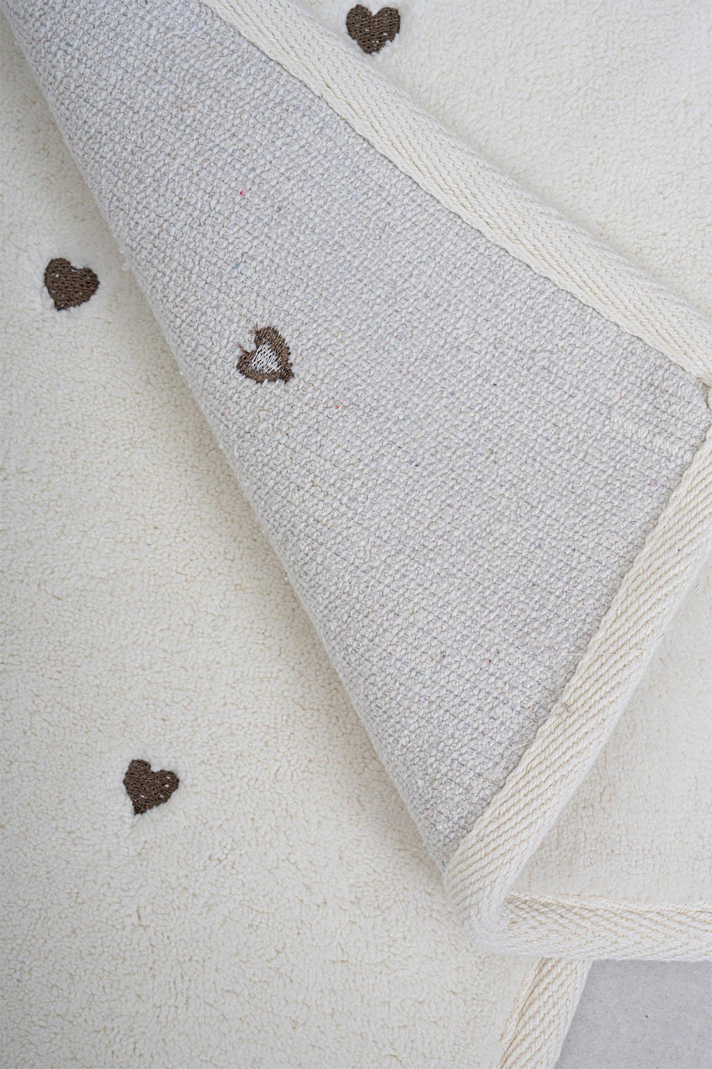 Amore Kalp Nakışlı 2'li Paspas Set (60 x 100 cm)