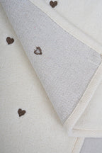 Amore Kalp Nakışlı 2'li Paspas Set (60 x 100 cm)