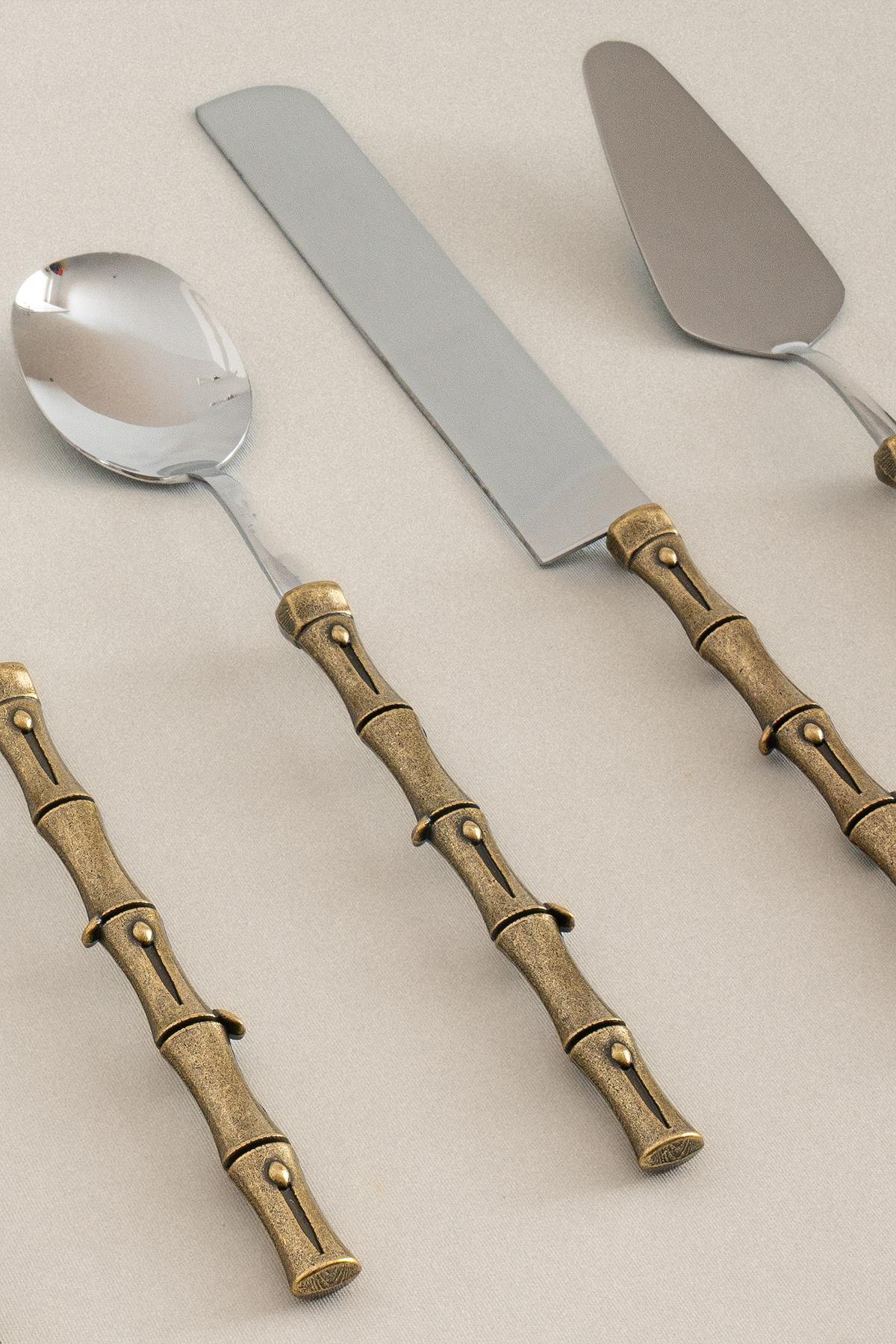 Bamboo Eskitme Servis Seti (5 Parça) - Nazik Home - Yuvama Değer!