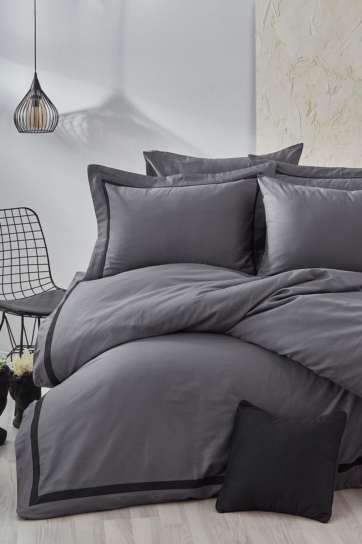Carisma Biyeli Pamuk Saten King Size 7 Parça Nevresim Takımı