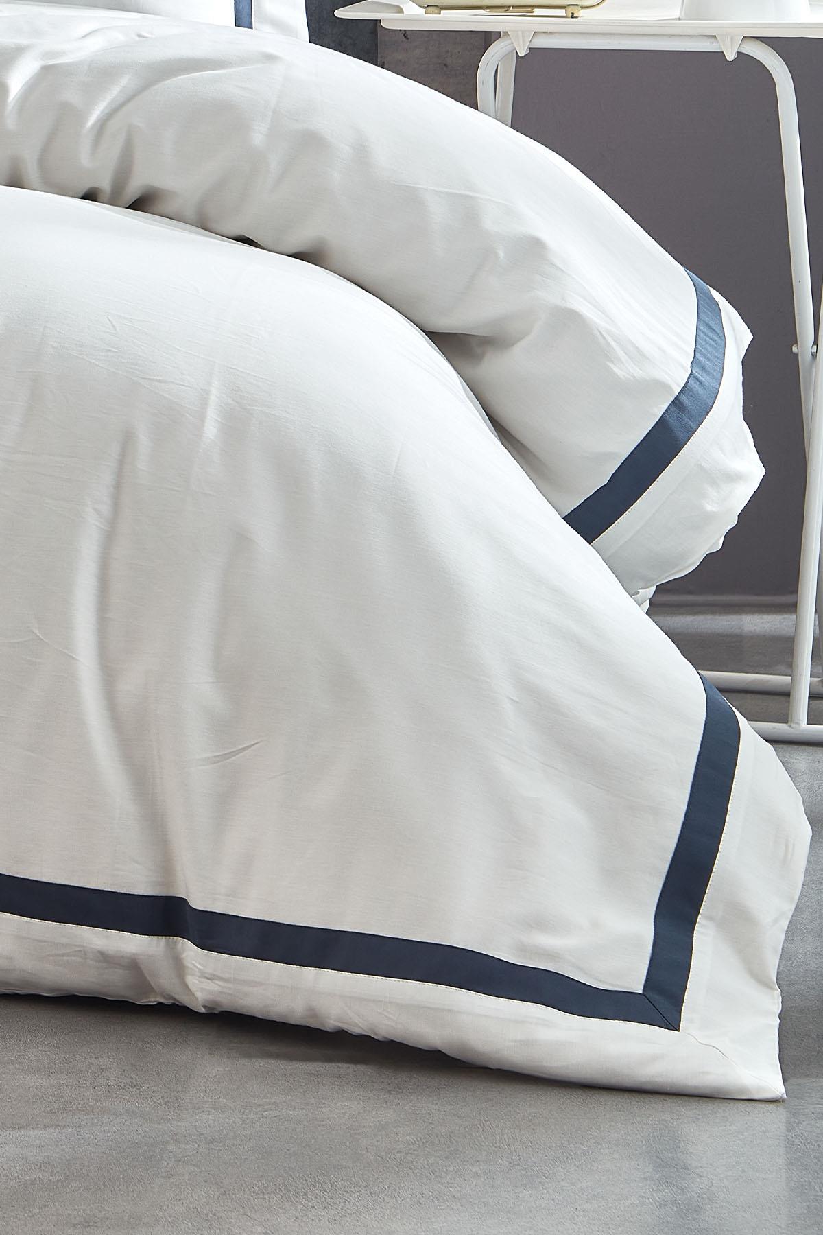Carisma Biyeli Pamuk Saten King Size 7 Parça Nevresim Takımı