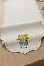 Çini Motifli Leke Tutmaz Dertsiz Runner (40 x 140 cm)