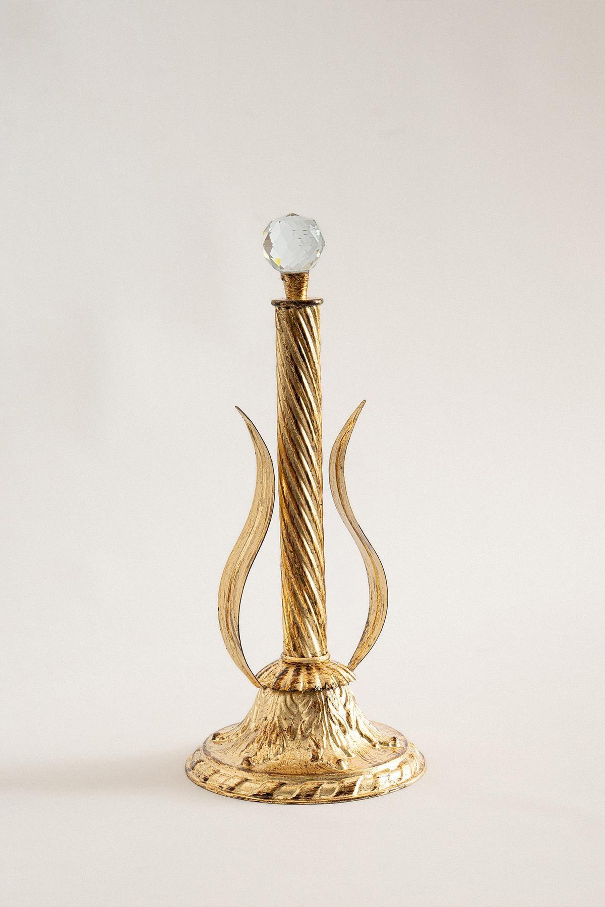 Crystal Altın Varak Detaylı Kağıt Havluluk - Nazik Home - Yuvama Değer!