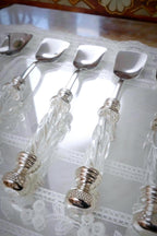 Crystal Gümüş Dondurma Kaşık Seti (6 Parça) - Nazik Home - Yuvama Değer!