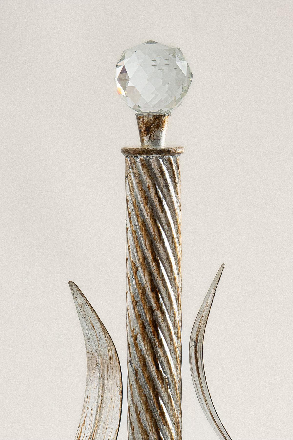 Crystal Gümüş Varak Detaylı Kağıt Havluluk - Nazik Home - Yuvama Değer!