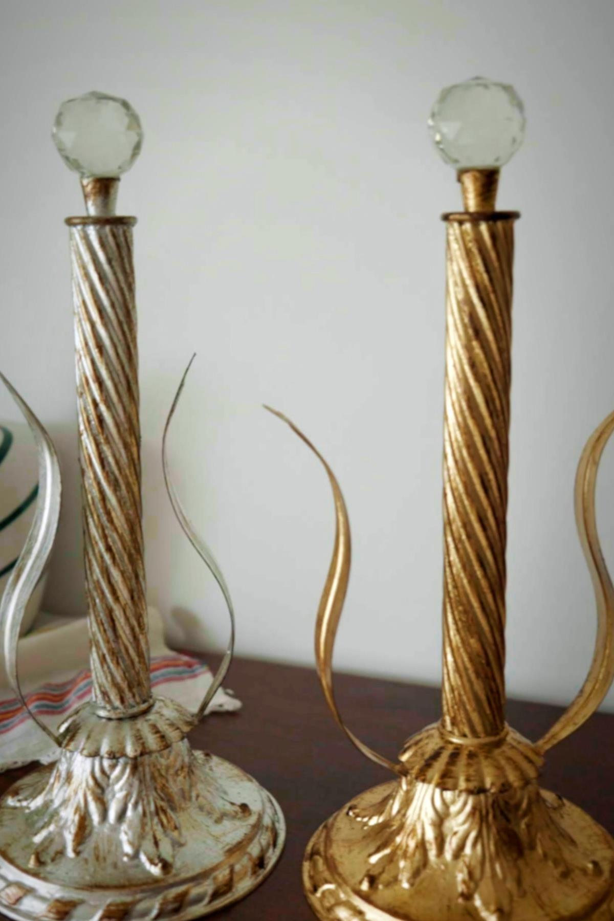 Crystal Gümüş Varak Detaylı Kağıt Havluluk - Nazik Home - Yuvama Değer!