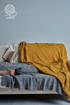 Derin Örgü TV Battaniyesi (130 x 150 cm) - Nazik Home - Yuvama Değer!