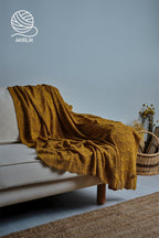 Derin Örgü TV Battaniyesi (130 x 150 cm) - Nazik Home - Yuvama Değer!