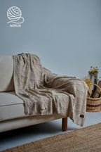 Derin Örgü TV Battaniyesi (130 x 150 cm) - Nazik Home - Yuvama Değer!