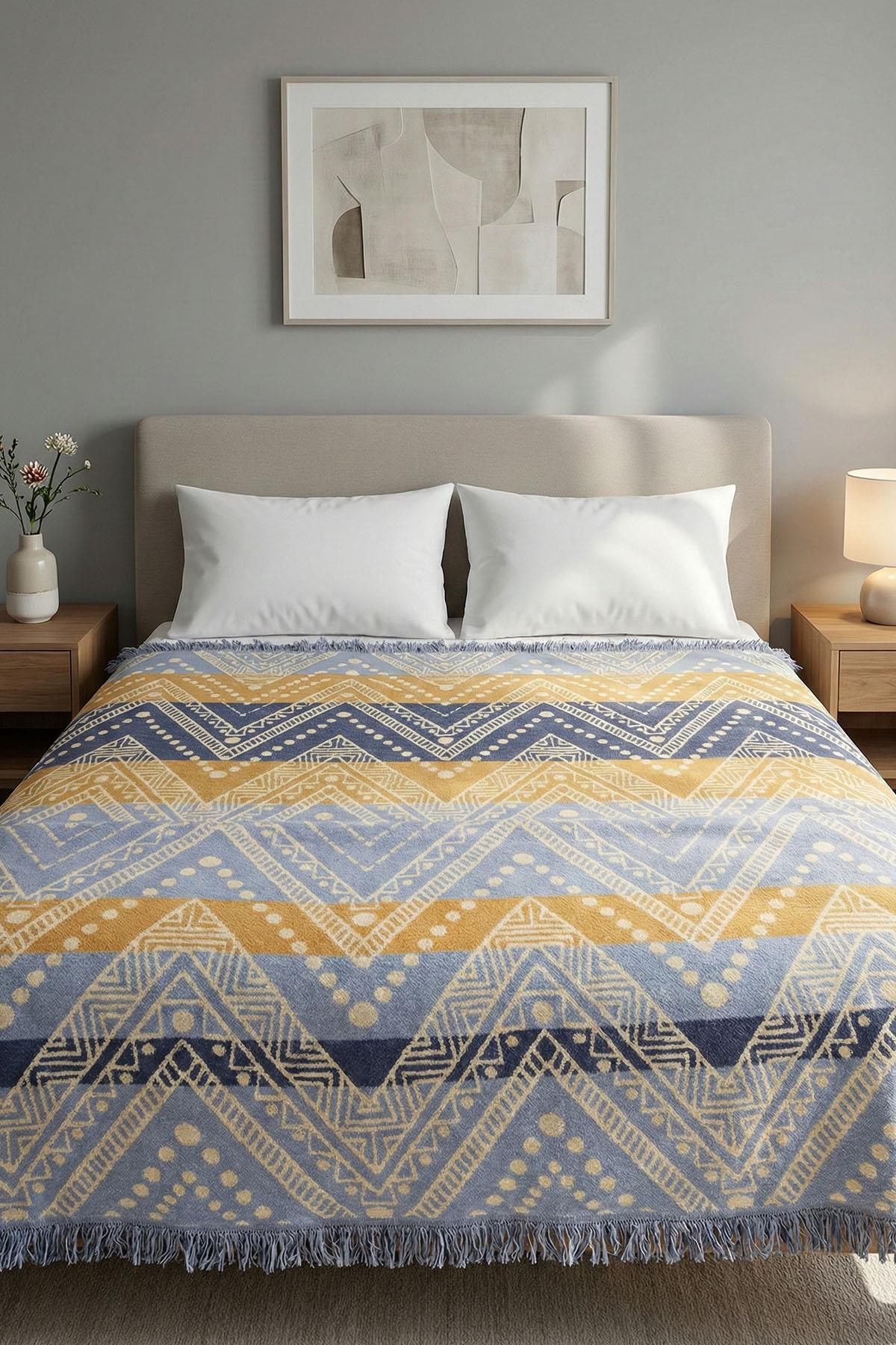 Dublin King Size Pamuk Battaniye (200 x 220 cm)