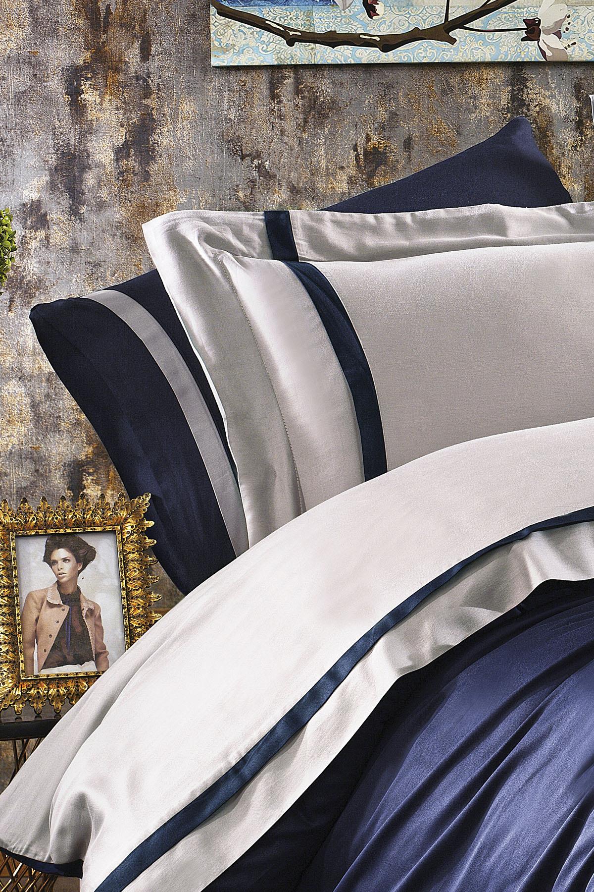 Elite %100 Pamuk Saten Çift Kişilik 6 Parça Nevresim Takımı