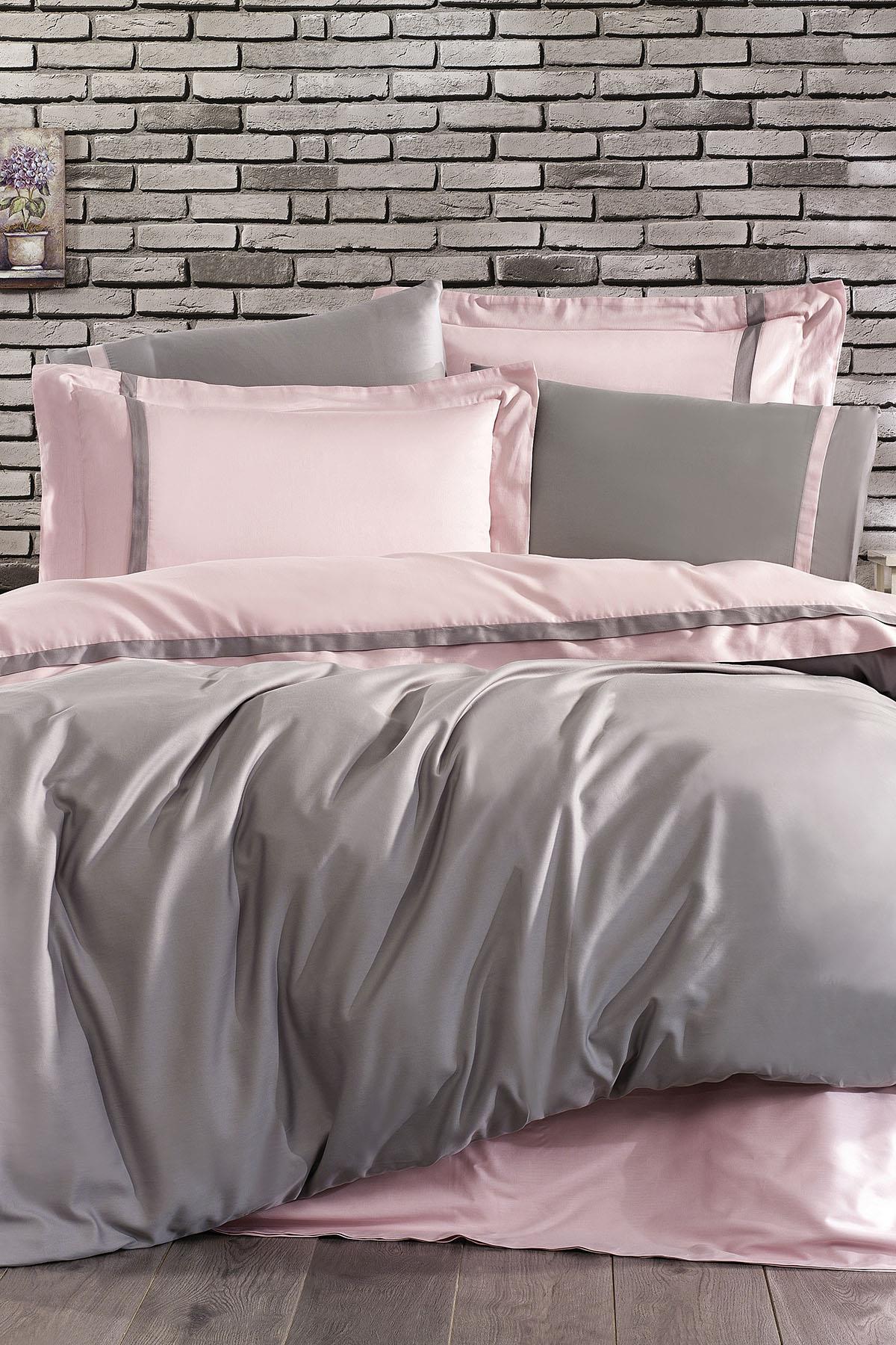 Elite %100 Pamuk Saten Çift Kişilik 6 Parça Nevresim Takımı