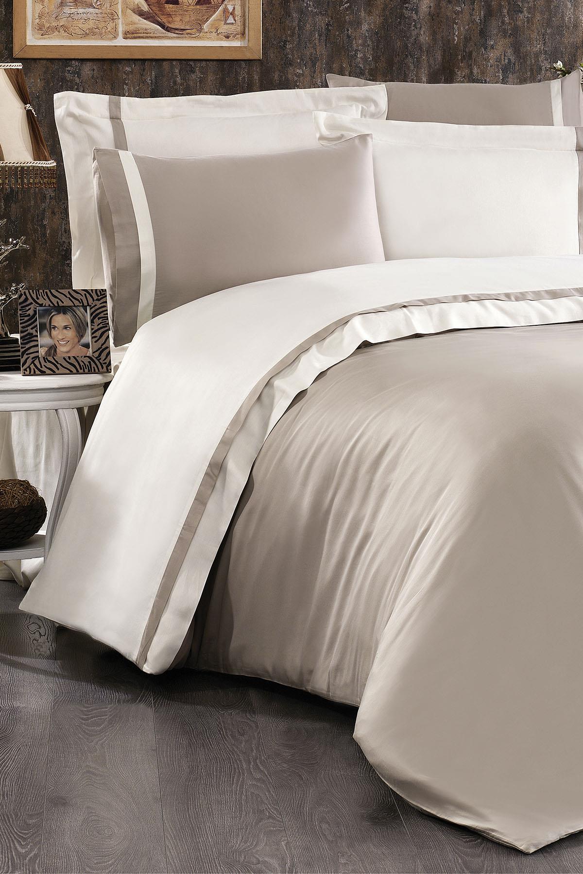 Elite %100 Pamuk Saten Çift Kişilik 6 Parça Nevresim Takımı