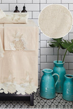 Floransa Dantelli Banyo Havlusu (90 x 150 cm)