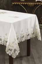 Floransa Leke Tutmaz Dertsiz Masa Örtüsü (160 x 260 cm) - Nazik Home - Yuvama Değer!