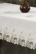 Floransa Leke Tutmaz Dertsiz Masa Örtüsü (160 x 260 cm) - Nazik Home - Yuvama Değer!