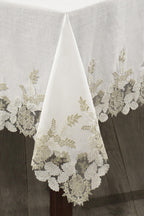 Floransa Leke Tutmaz Dertsiz Masa Örtüsü (160 x 260 cm) - Nazik Home - Yuvama Değer!