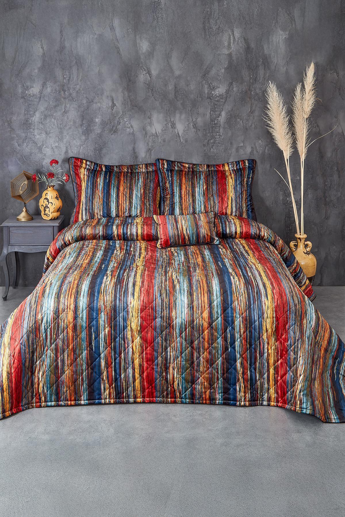 Florida Çift Kişilik Yatak Örtüsü - Nazik Home - Yuvama Değer!