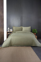 Girne Kapitoneli Çift Kişilik Yatak Örtüsü - Nazik Home - Yuvama Değer!