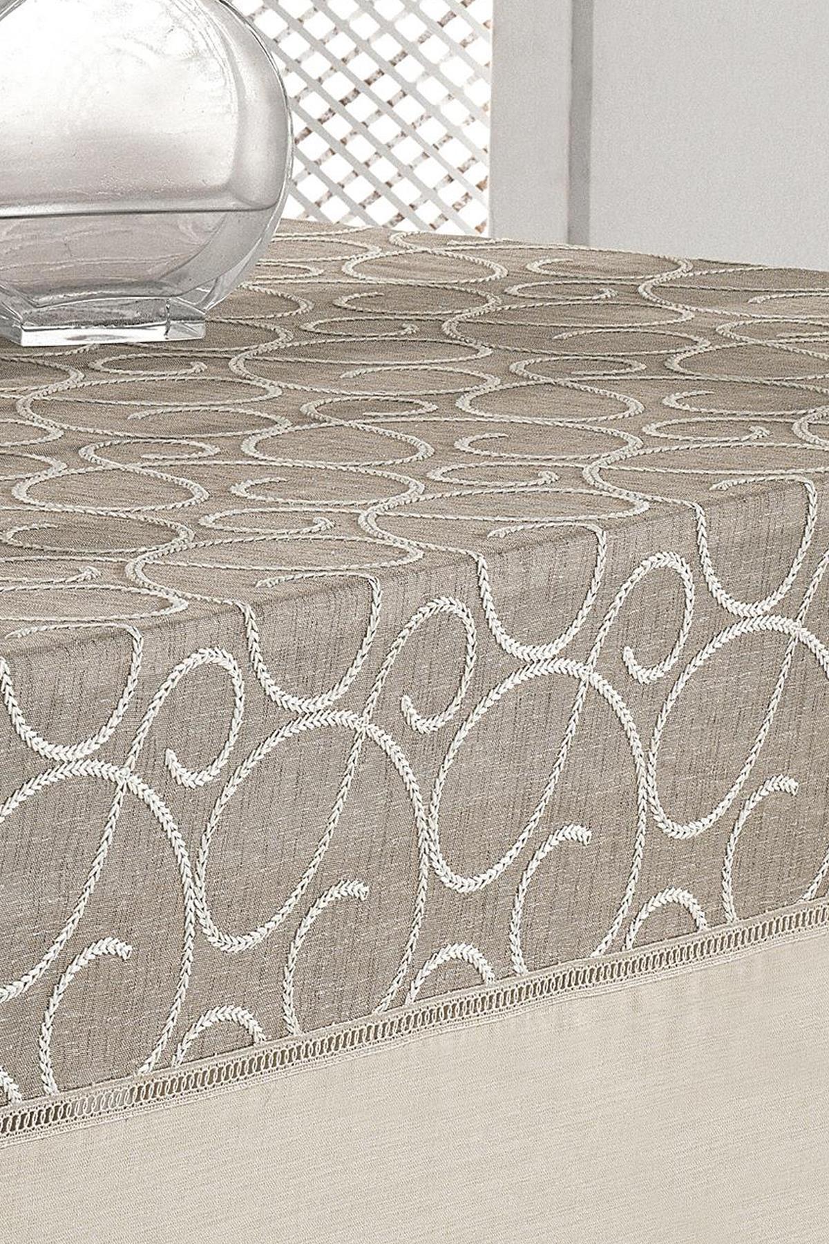 Glory Leke Tutmaz Dertsiz Masa Örtüsü (160 x 260 cm) - Nazik Home - Yuvama Değer!