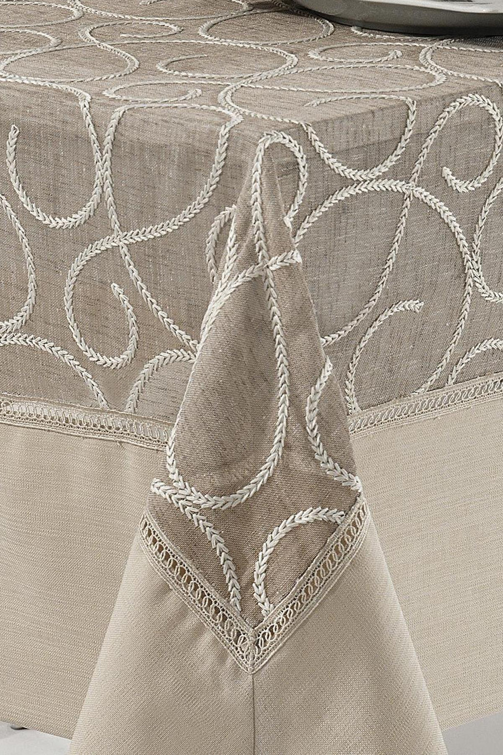 Glory Leke Tutmaz Dertsiz Masa Örtüsü (160 x 260 cm) - Nazik Home - Yuvama Değer!