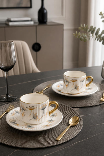 Golden Whisper 2'li Premium Kahve Fincan Takımı