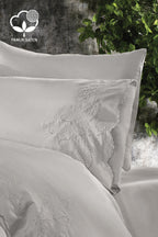 Hanedan İşlemeli Çift Kişilik 7 Parça Nevresim + Pike Set - Nazik Home - Yuvama Değer!