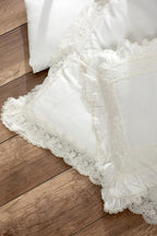 Helen Bebek Dantelli Pamuk Saten 4 Parça Nevresim Takımı