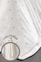 Hermoso Pamuk Çift Kişilik 6 Parça Nevresim Takımı Havlu Hediyeli