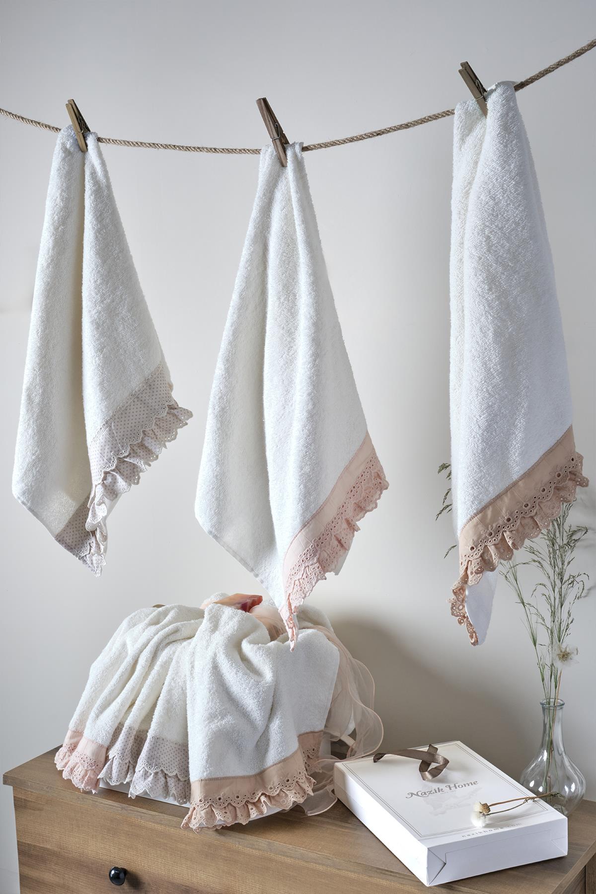 İrena 2'li Hediyelik Yüz Havlusu Seti (50 x 80 cm)