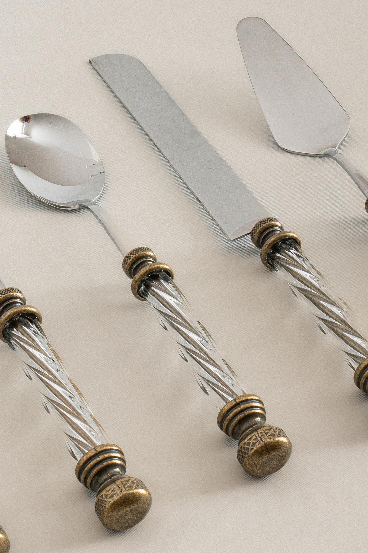 Crystal Eskitme Servis Seti (5 Parça) - Nazik Home - Yuvama Değer!