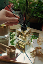 Laura Kelebek Kulplu Altın-Mine Orta Tepsi (32 x 22 cm) - Nazik Home - Yuvama Değer!