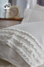 Lucas Pelüş Çift Kişilik 9 Parça Nevresim + Pike Set - Nazik Home - Yuvama Değer!