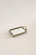 Mabel Zarif Kulplu Eskitme Mini Tepsi (25 x 15 cm) - Nazik Home - Yuvama Değer!