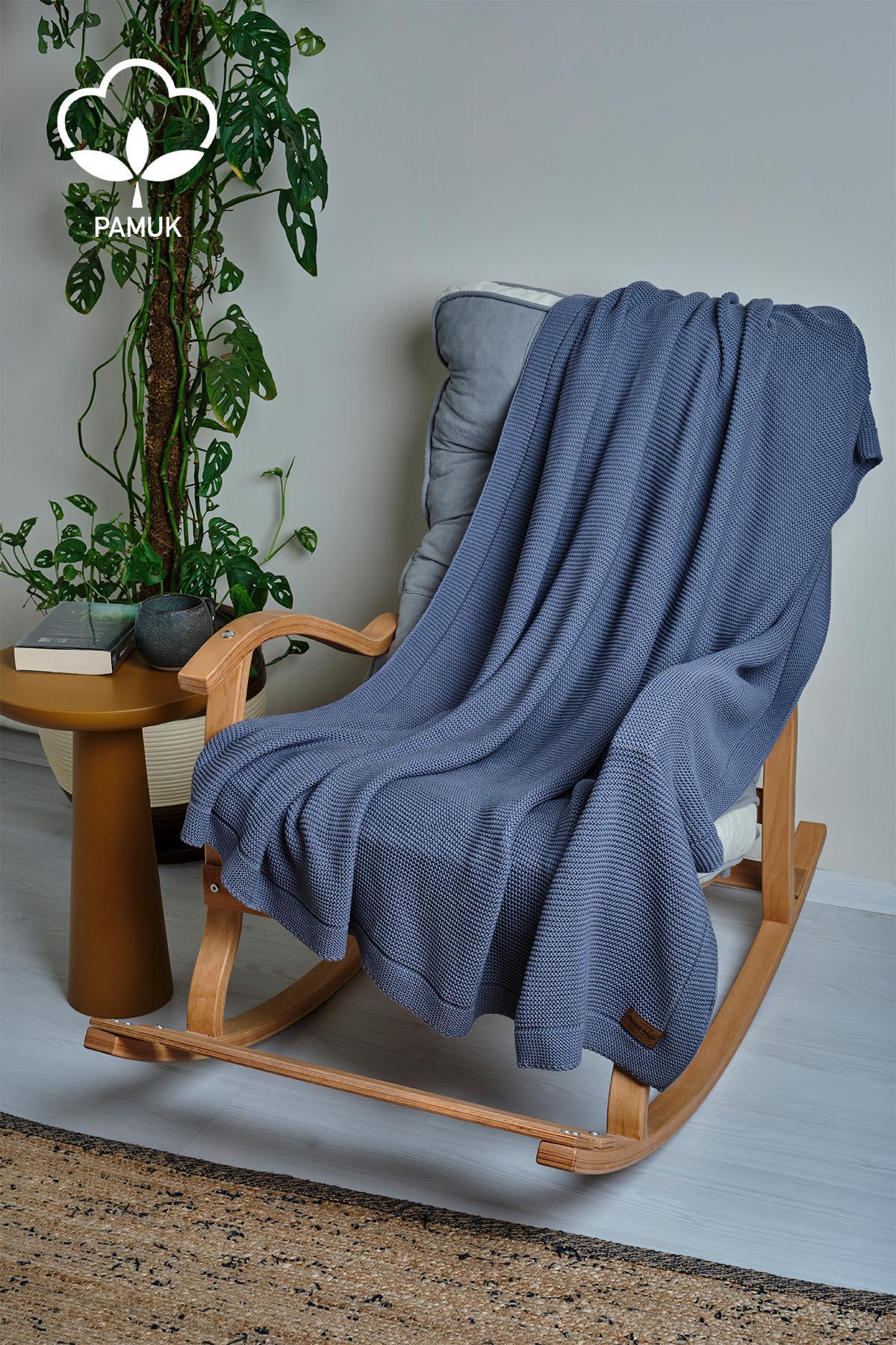 Melina Organik TV Battaniyesi (130 x 150 cm) - Nazik Home - Yuvama Değer!