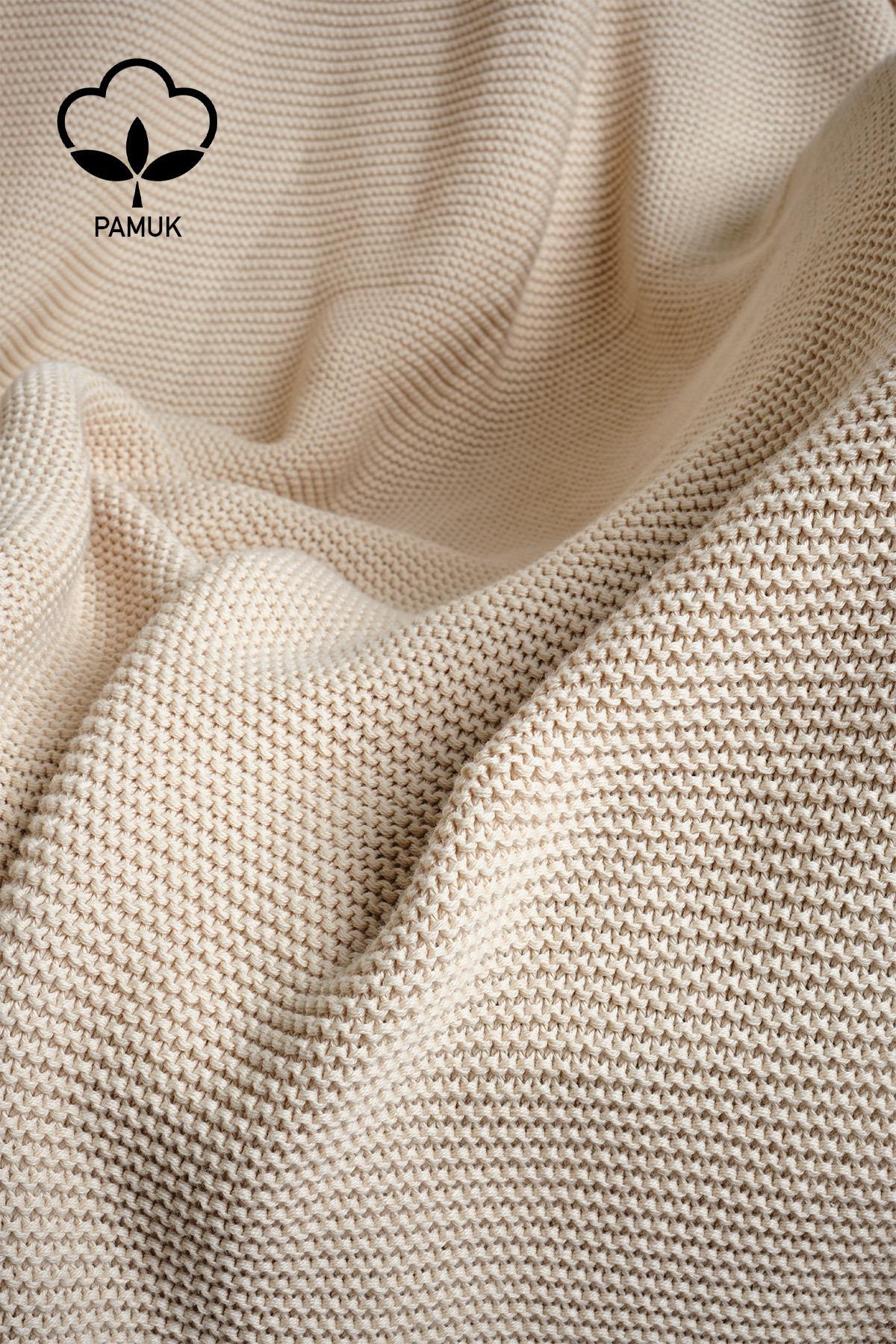 Melina Organik TV Battaniyesi (130 x 150 cm) - Nazik Home - Yuvama Değer!