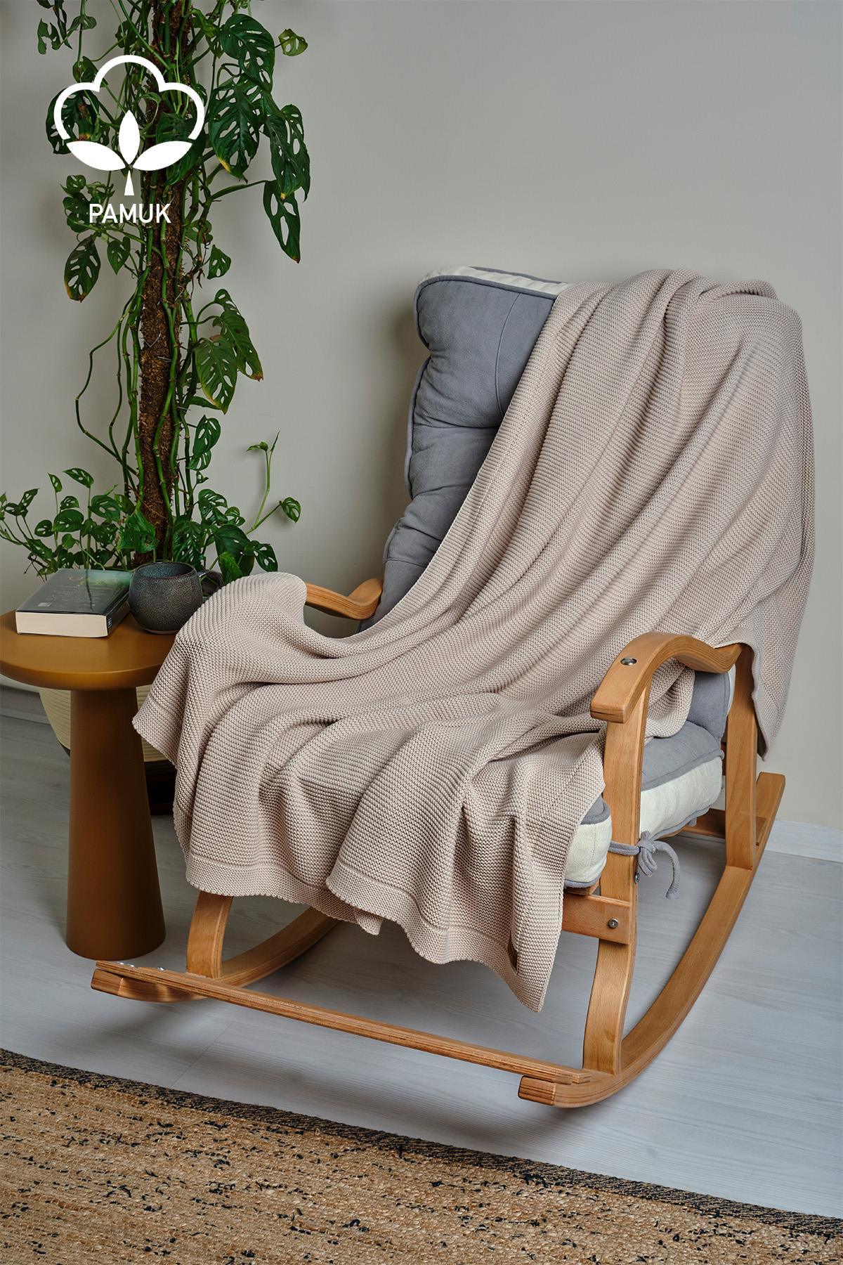 Melina Organik TV Battaniyesi (130 x 150 cm) - Nazik Home - Yuvama Değer!