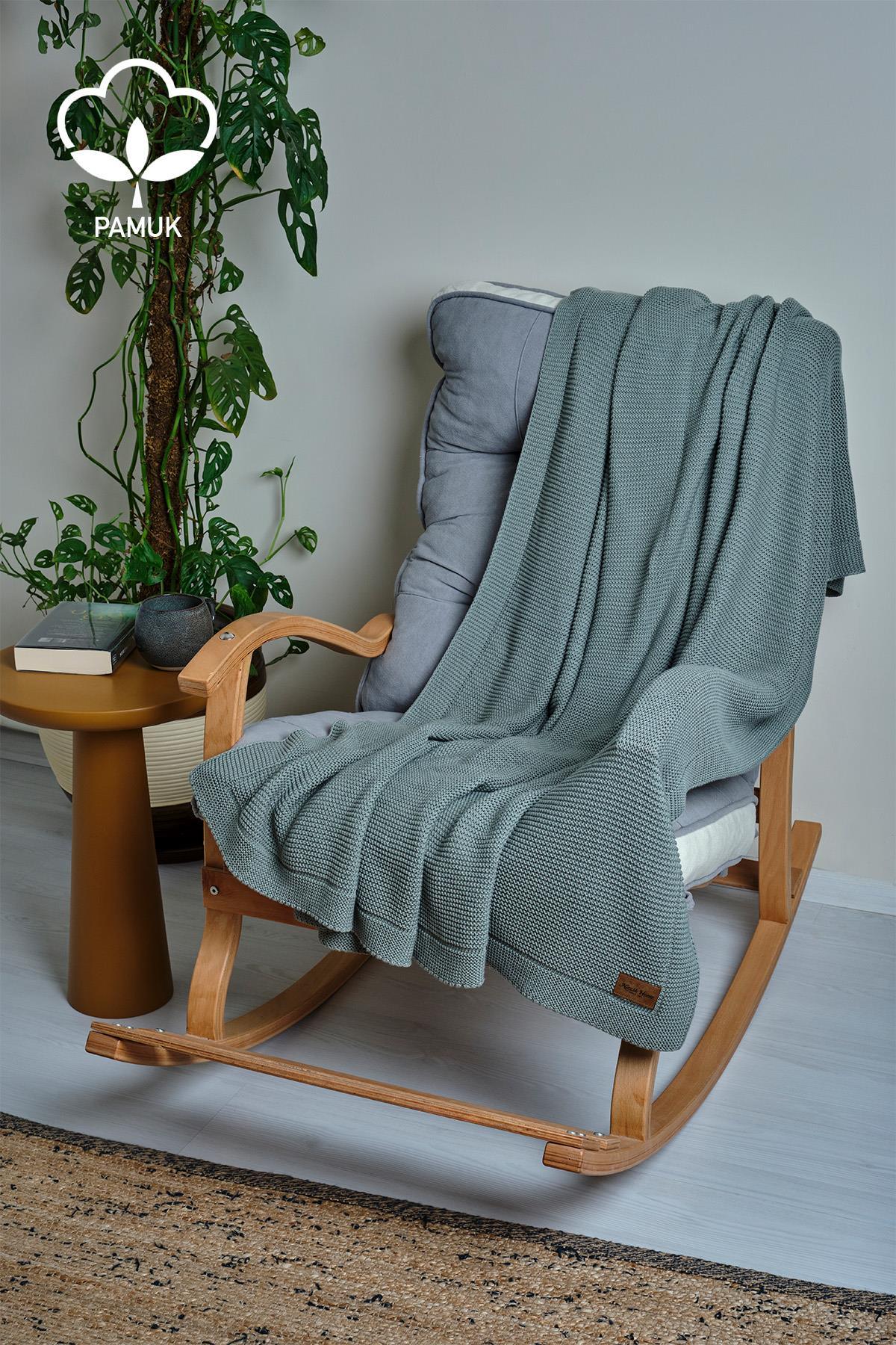 Melina Organik TV Battaniyesi (130 x 150 cm) - Nazik Home - Yuvama Değer!