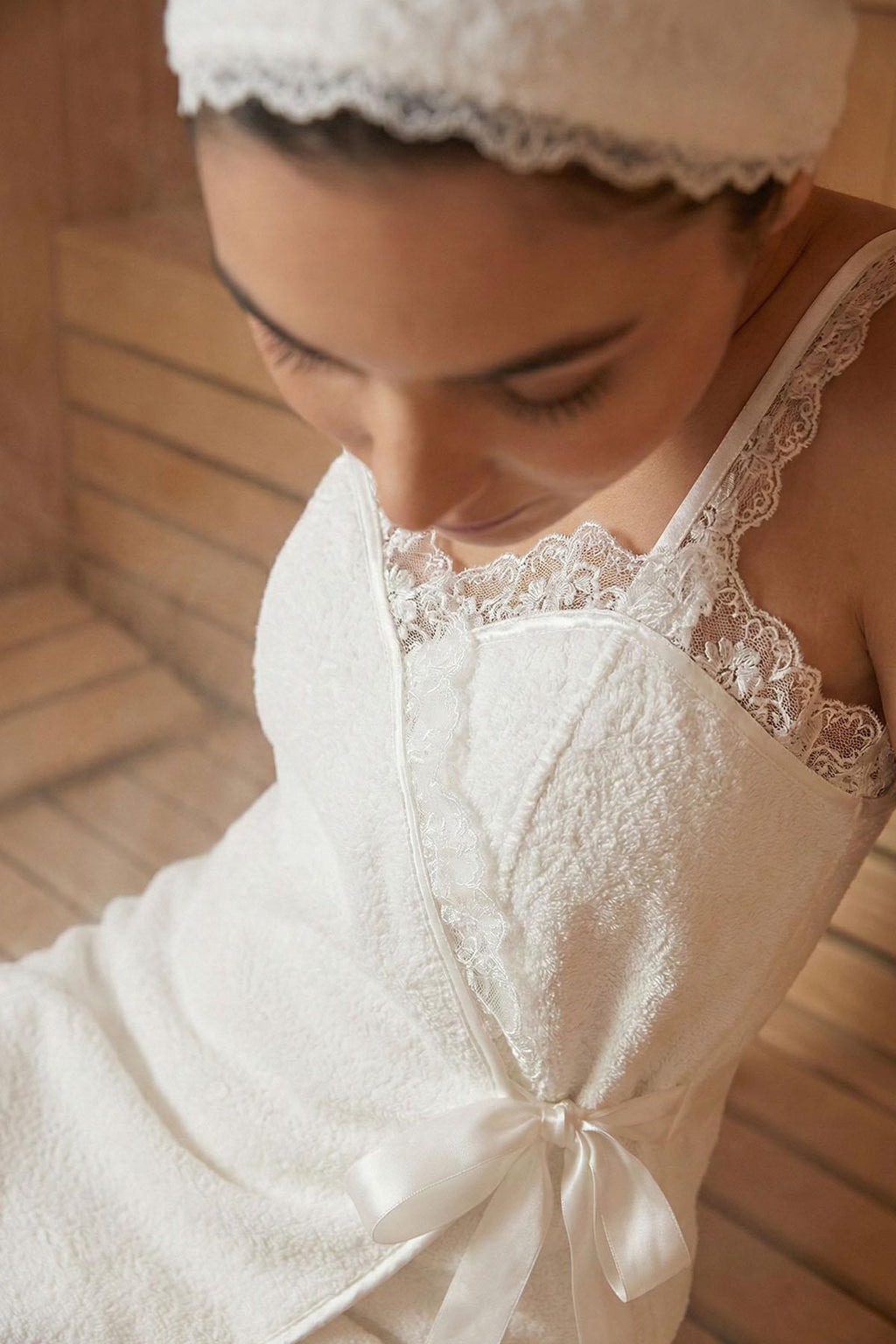 Milla Kadın %100 Pamuk Sauna Set