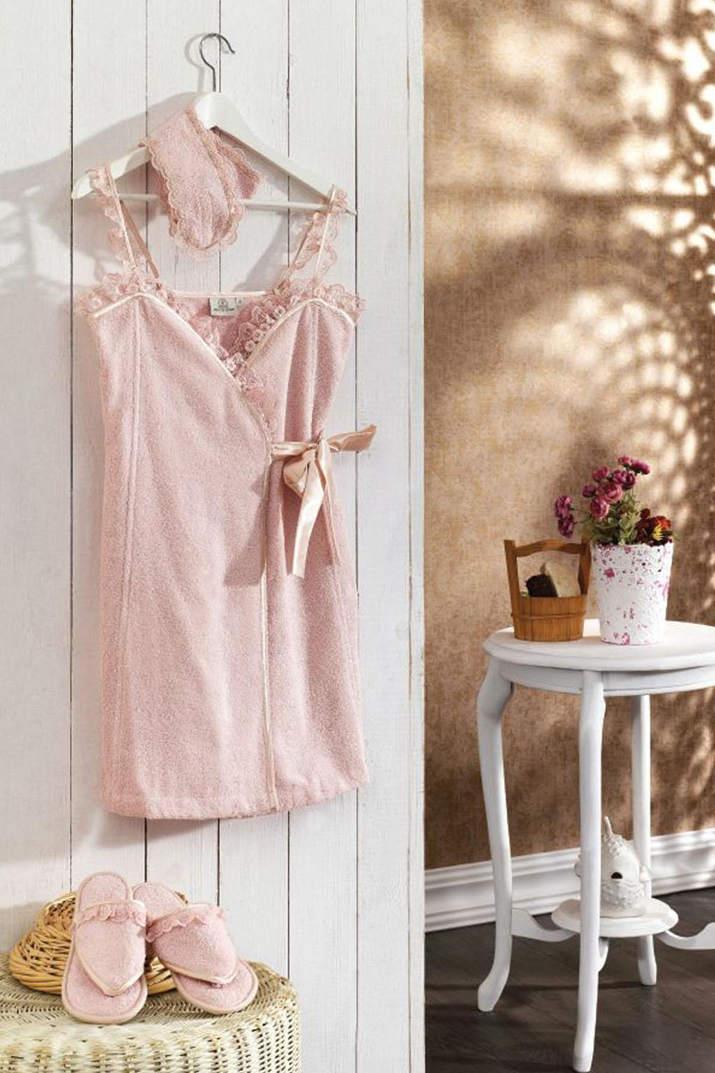 Milla Kadın %100 Pamuk Sauna Set