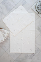 Nadia Papatya Nakışlı 2'li Paspas Set (60 x 100 cm)