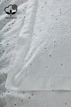 Nill İşlemeli Pamuk Saten Çift Kişilik 6 Parça Nevresim Takımı - Nazik Home - Yuvama Değer!